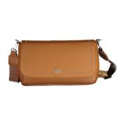 Elegante Bruine Polyurethaan Handtas met Logo Byblos , Brown , Dames