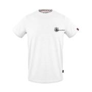 Katoenen T-shirt met Logo Print Aquascutum , White , Heren