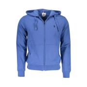 Blauw Katoenen Hoodie U.s. Polo Assn. , Blue , Heren