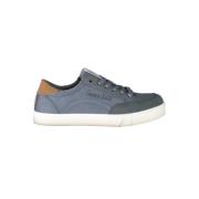 Blauwe Polyester Sneaker met Veters Carrera , Blue , Heren