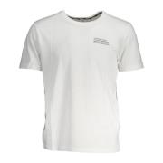 Prismatische Print Katoenen Tee Fila , White , Heren