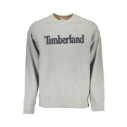 Grijze Sweatshirt met Ronde Hals Timberland , Gray , Heren