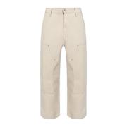 Broek met Logo Carhartt Wip , Beige , Heren