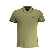 Groen Poloshirt met Korte Mouwen Cavalli Class , Green , Heren