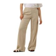 Wijde Beige Broek Linea Fiveunits , Beige , Dames