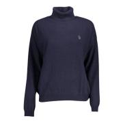 Stijlvolle wollen coltrui U.s. Polo Assn. , Blue , Dames