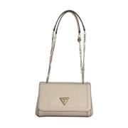 Grijze Polyethyleen Handtas Noelle Stijl Guess , Gray , Dames