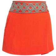 Pre-owned Fabric bottoms Isabel Marant Pre-owned , Orange , Dames