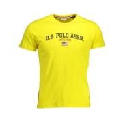 Sunny Yellow Logo Tee U.s. Polo Assn. , Yellow , Heren