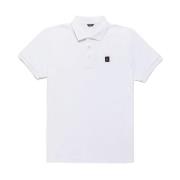 Wit Poloshirt met Logo Borduursel RefrigiWear , White , Heren