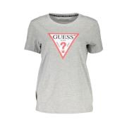 Elite Grijs Bio-Katoen Tee Guess , Gray , Dames