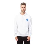 Grafische Logo Hoodie Straight Fit Collectie Hugo Boss , White , Heren