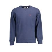 Stijlvol blauw katoenen sweatshirt voor mannen Levi's , Blue , Heren