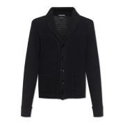 Kasjmier Vest met Zakken Tom Ford , Black , Heren