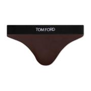 Logo Thong Tom Ford , Brown , Dames