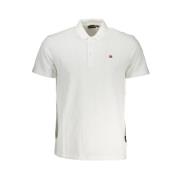 Elegante witte polo met korte mouwen Napapijri , White , Heren