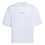 katoenen t-shirt met logo Marni , White , Heren