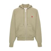 Hartvriend Rits Hoodie Ami Paris , Green , Heren