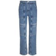 Cargo Jeans Vrouw Blauw Katoen Agolde , Blue , Dames