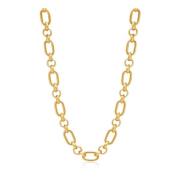 Mens Chunky T-Bar Chain Nialaya , Yellow , Heren