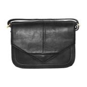 Cross-Body Clutch Skind Zwart met Licht Goud Acc. Btfcph , Black , Dam...