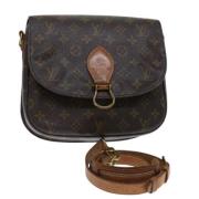 Pre-owned Canvas louis-vuitton-bags Louis Vuitton Vintage , Brown , Da...