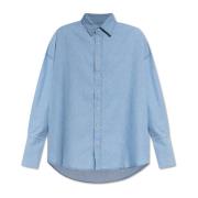 Denim overhemd Halfboy , Blue , Dames