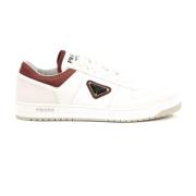 Witte Nylon Low-Top Sneakers Prada , White , Heren