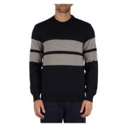 Wollen Crewneck Trui Paul & Shark , Blue , Heren