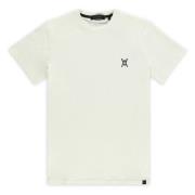 Witte Tee met Trendy Design Aspact , White , Heren