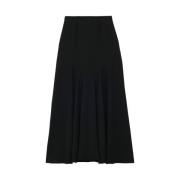 Velvette Skirt Ines De La Fressange Paris , Black , Dames