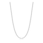 Sterling Silver Thin Cable Chain Nialaya , Gray , Heren