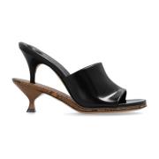 Gehakte pantoffels `Les Doubles` Jacquemus , Black , Dames