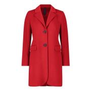 Elegante Wollen Jas met Revers Betty Barclay , Red , Dames