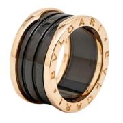 Pre-owned Rose Gold rings Bvlgari Vintage , Black , Dames