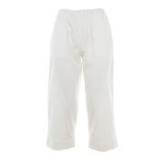 Hoge taille wijde broek voor vrouwen Sun68 , White , Dames