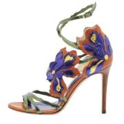 Pre-owned Leather sandals Jimmy Choo Pre-owned , Multicolor , Dames