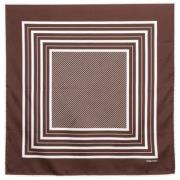 Pre-owned Silk scarves Tom Ford Pre-owned , Brown , Heren