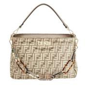 Pre-owned Leather fendi-bags Fendi Vintage , Beige , Dames