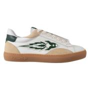 Retro Leren Sneakers Enterprise Japan , White , Heren