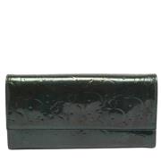 Pre-owned Leather wallets Dior Vintage , Green , Dames