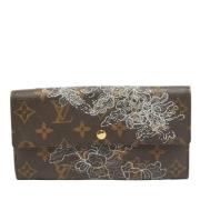 Pre-owned Coated canvas wallets Louis Vuitton Vintage , Brown , Dames