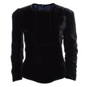 Pre-owned Velvet tops Isabel Marant Pre-owned , Black , Dames