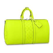 Cloud Keepall Neon Volt Taigarama Louis Vuitton , Green , Heren