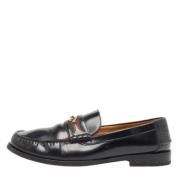 Pre-owned Leather flats Gucci Vintage , Black , Heren