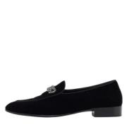 Pre-owned Velvet flats Giuseppe Zanotti Pre-owned , Black , Heren