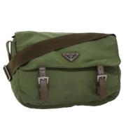 Pre-owned Nylon prada-bags Prada Vintage , Green , Dames