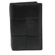 Pre-owned Leather wallets Bottega Veneta Vintage , Black , Heren