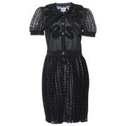 Pre-owned Fabric dresses Chanel Vintage , Black , Dames