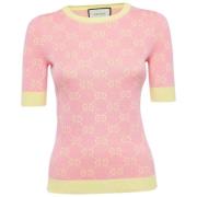 Pre-owned Knit tops Gucci Vintage , Pink , Dames